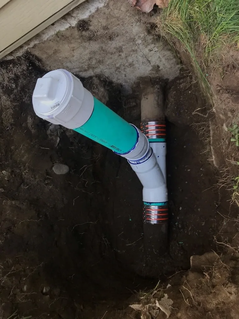 Drain Repair and replacement to cleanout