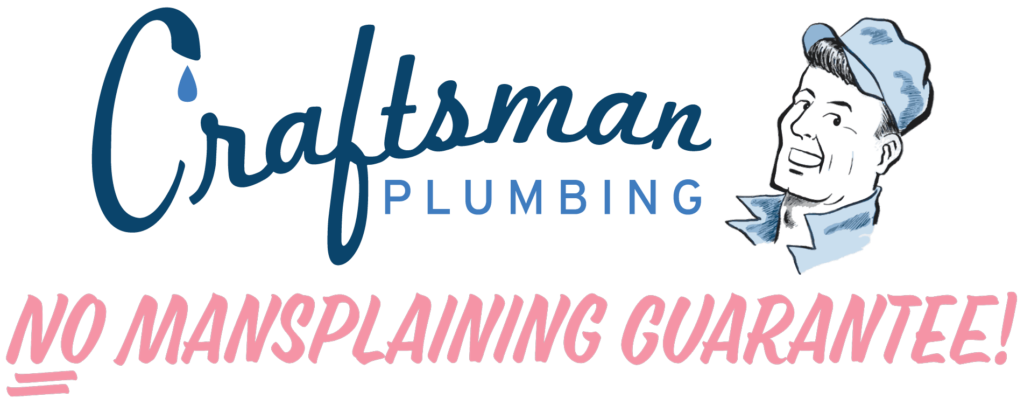 craftsman plumbing no mansplaining guarantee logo