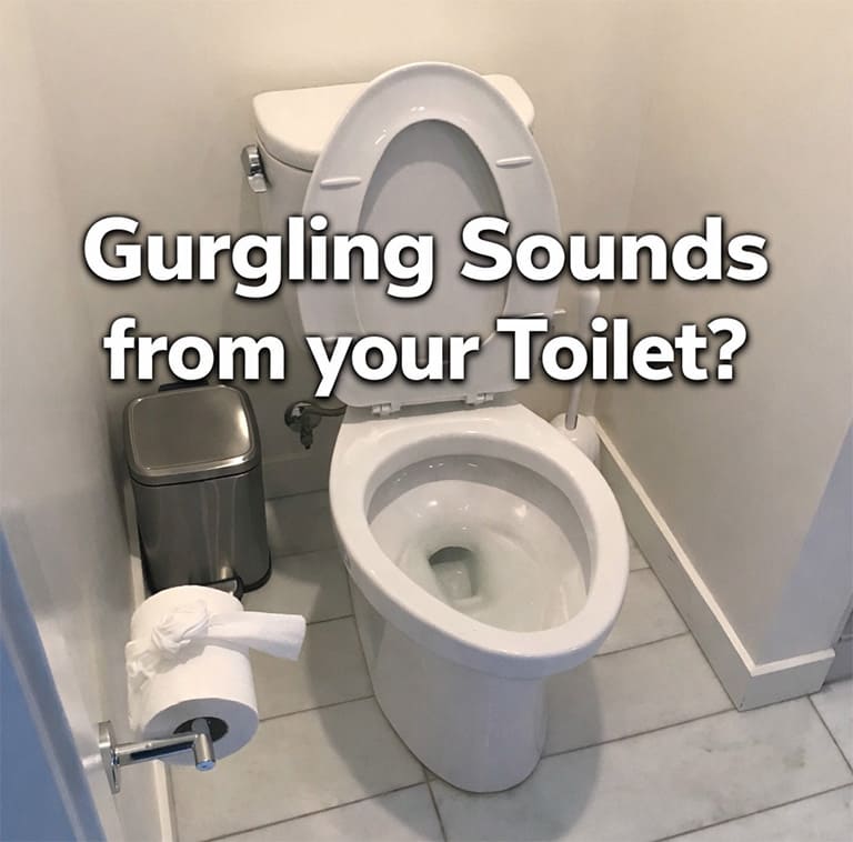 slow drains and gurgling sounds craftsman plumbing